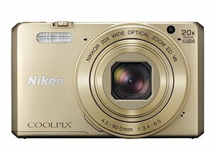 【中古】Nikon デジタルカメラ COOLPIX S7000 20倍ズーム 1605万画素 ゴールド S7000GL