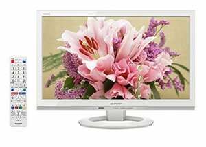 【中古】シャープ 19V型 液晶 テレビ AQUOS LC-19K30-W ハイビジョン USB外付けHDDへの裏番組録画対応 長時間録画HDD対応2画面表示 2015年