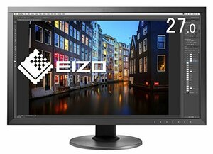 【中古】EIZO ColorEdge 27インチカラーマネージメント液晶モニター CS2730-BK(2560×1440/ノングレアIPSパネル/Quick Color Match ver2.0