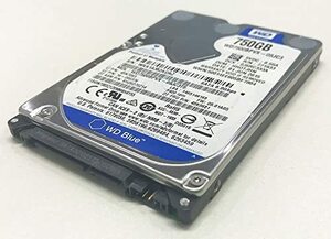 【中古】WESTERN DIGITAL 2.5インチ内蔵HDD 750GB SATA6.0Gb/s 5400rpm 8MB 9.5mm厚 WD7500BPVX