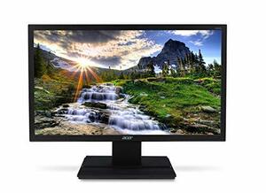 【中古】Acer V206HQL - LED monitor - 20” ( 19.5” viewable ) - 1600 x 900 - TN - 200 cd/m2 - 5 ms - DVI, VGA - black