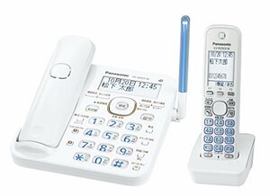 【中古】パナソニック RU・RU・RU デジタルコードレス電話機 子機1台付き 1.9GHz DECT準拠方式 ホワイト VE-GD53DL-W