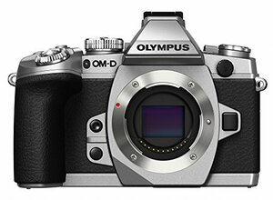 【中古】OLYMPUS ミラーレス一眼 OM-D M1 ボディ シルバー 防塵 防滴(ボディーキャップレンズBCL-1580付属) OM-D E-M1 BODY SLV