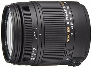 【中古】SIGMA 高倍率ズームレンズ 18-250mm F3.5-6.3 DC MACRO OS HSM キヤノン用 APS-C専用 883546