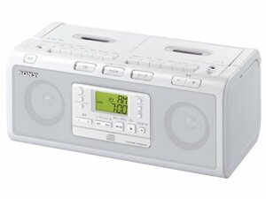 【中古】SONY CDラジカセ W78 ホワイト CFD-W78/W