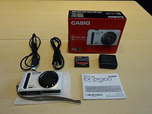 【中古】CASIO カシオ デジタルカメラ EXILIM EX-ZR300WE ホワイト ハイスピード 高速連写