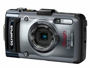 【中古】OLYMPUS デジタルカメラ TG-1 シルバー 12m防水 2m耐落下衝撃 -10℃耐低温 耐荷重100kg 1200万画素 F2.0ハイスピードレンズ 裏面照