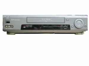 【中古】VHSビデオデッキ　ソニー　SLV-FX9　リモコン　一週間　（21840）