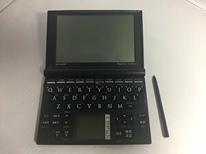 【中古】シャープ Papyrus 電子辞書 PW-AT770-B ブラック 生活総合モデル 100コンテンツ 4言語(日・英・中・韓)対応手書きパッド Wバックラ