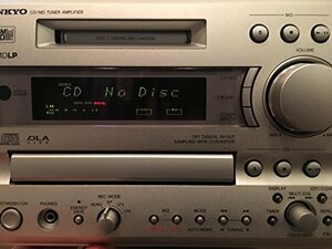 【中古】ONKYO オンキヨー（オンキョー）　FR-V77　CD/MDチューナーアンプ　（センターユニット本体のみ/スピーカーなしモデル）