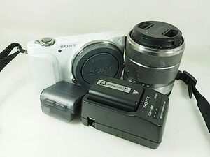 【中古】ソニー SONY デジタル一眼カメラ α NEX-5N ズームレンズキット ホワイト NEX-5NK/W