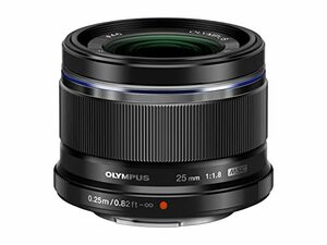 【中古】OLYMPUS M.ZUIKO DIGITAL 25mm F1.8 ブラック マイクロフォーサーズ用 単焦点レンズ