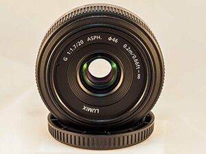 【中古】パナソニック 単焦点 広角パンケーキレンズ マイクロフォーサーズ用 ルミックス G 20mm/F1.7 ASPH. H-H020