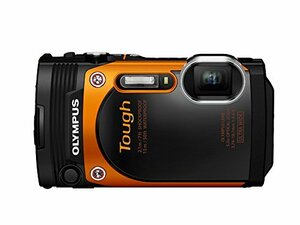 【中古】OLYMPUS デジタルカメラ STYLUS TG-860 Tough オレンジ 防水性能15ｍ 可動式液晶モニター TG-860 ORG