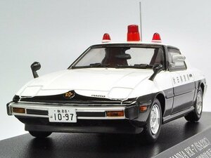 【中古】ヒコセブン RAIS 1/43 MAZDA SAVANNA RX-7 PATROL CAR 秋田県警察交通部交通機動隊車両 完成品