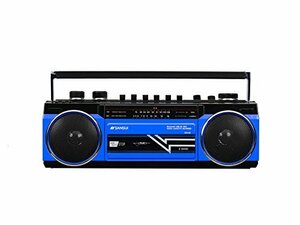 【中古】SANSUI Bluetooth搭載ラジカセ【USB/SDカードMP3再生対応】 SCR-B2【BL】