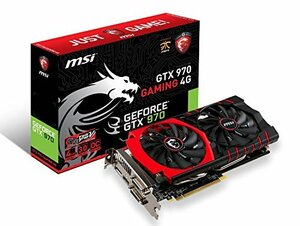 【中古】MSI GeForce GTX 970 ビデオカード GTX970 GAMING 4G