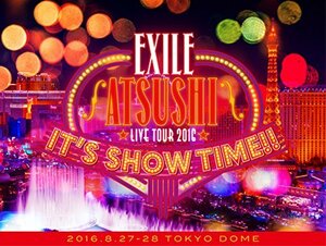 【中古】EXILE ATSUSHI LIVE TOUR 2016 %タ゛フ゛ルクォーテ%IT'S SHOW TIME!!%タ゛フ゛ルクォーテ%(3Blu-ray)(豪華盤)(スマプラ対応)
