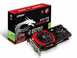 【中古】MSI GTX 970 GAMING 4G グラフィックスボード VD5507 GTX 970 GAMING 4G