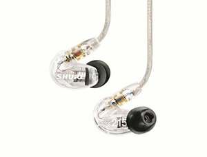 【中古】SHURE イヤホン SEシリーズ SE215 カナル型 高遮音性 クリアー SE215-CL-J