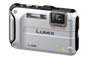 【中古】パナソニック デジタルカメラ LUMIX FT3 プレシャスシルバー DMC-FT3-S