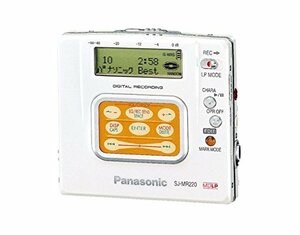 【中古】Panasonic パナソニック　SJ-MR220　ホワイト ポータブルMDレコーダー MDLP対応 （MD録音再生兼用機/録再/MDウォークマン/MDプレー