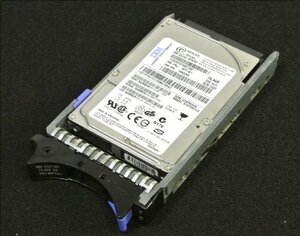 【中古】IBM eServer用 73GB 2.5inch 10000rpm SCSI 90P1301 マウンタ付