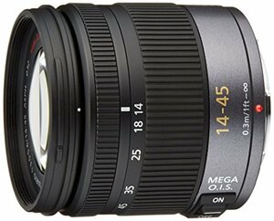 【中古】パナソニック 標準ズームレンズ マイクロフォーサーズ用 ルミックス G VARIO 14-45mm/F3.5-5.6 ASPH/MEGA O.I.S. H-FS014045