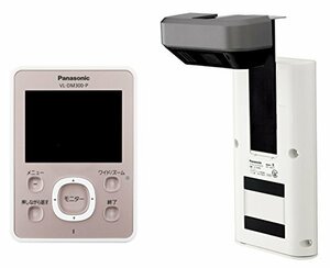 【中古】Panasonic ワイヤレスドアモニター ドアモニ ピンクゴールド ワイヤレスドアカメラ+モニター親機 各1台セット VL-SDM300-P