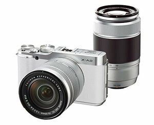 【中古】FUJIFILM ミラーレス一眼 X-A2 ダブルズームレンズキット ホワイト X-A2WH1650II/50230II