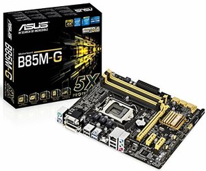 【中古】ASUS Intel B85 搭載 マザーボード LGA1150対応 B85M-G 【microATX】