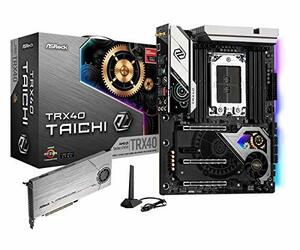 【中古】ASRock マザーボード TRX40 Taichi AMD Ryzen Threadripper シリーズ CPU( Socket sTRX4 ) 対応 TRX40 ATX 【国内正規代理店品】