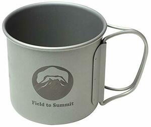 【中古】Field to Summit チタンマグカップ250ml OFCATM25 超軽量 収納袋付 マグカップ キャンプ アウトドア シングルマグ 折りたたみハン