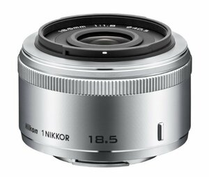 【中古】Nikon 単焦点レンズ 1 NIKKOR 18.5mm f/1.8 シルバー ニコンCXフォーマット専用