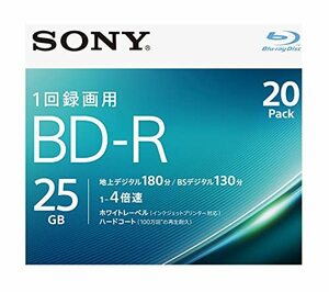 【中古】ソニー ビデオ用ブルーレイディスク 20BNR1VJPS4(BD-R 1層:4倍速 20枚パック)