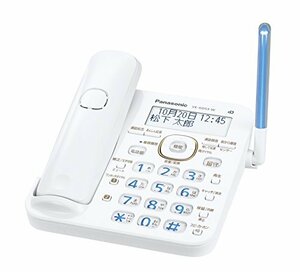 【中古】パナソニック RU・RU・RU デジタルコードレス電話機 親機のみ 1.9GHz DECT準拠方式 ホワイト VE-GD53D-W