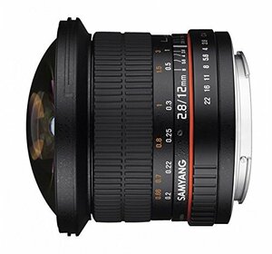 【中古】SAMYANG サムヤン 12mm F2.8 ED AS NCS FISH-EYE フールサイズ フィッシュアイ Canon キャノン用【並行輸入品】