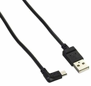 【中古】ELECOM microUSBケーブル L字 2A出力 A-microB USB2.0 ブラック 1.2m TB-AMBXL2U12BK