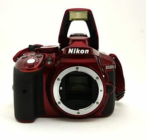 【中古】Nikon デジタル一眼レフカメラ D5300 レッド 2400万画素 3.2型液晶 D5300 RED