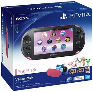 【中古】PlayStation Vita Value Pack ピンク/ブラック