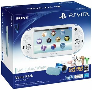【中古】PlayStation Vita Value Pack ライトブルー/ホワイト