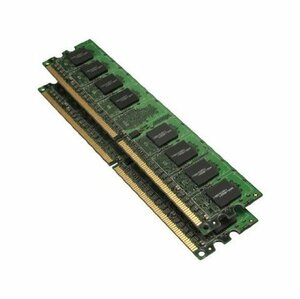 【中古】Buffalo D2/800-2G互換品 PC2-6400（DDR2-800）対応 240Pin用 DDR2 SDRAM DIMM 2GB×2枚セット