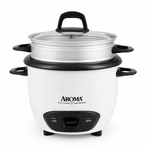 【中古】Aroma Housewares 6-Cup (Cooked) (3-Cup UNCOOKED) Pot Style Rice Cooker and Food Steamer (ARC-743-1NG) by Aroma Housewares