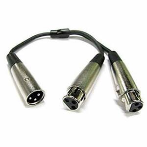 【中古】3ピン MIC 2分配ケーブル 30cm [3pin(オス)-3pin(メス)x2] 【76530】