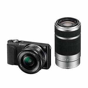 【中古】SONY ミラーレス一眼 NEX-3N ダブルズームレンズキット E PZ 16-50mm F3.5-5.6 OSS ＋ E 55-210mm F4.5-6.3 OSS付属 ブラック NEX-