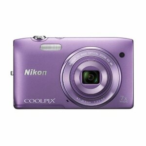 【中古】Nikon デジタルカメラ COOLPIX S3500 光学7倍ズーム 有効画素数 2005万画素 オーキッドパープル S3500PP