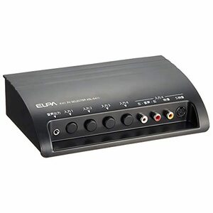 【中古】ELPA AVセレクター 4入力1出力 S映像端子あり ASL-S411