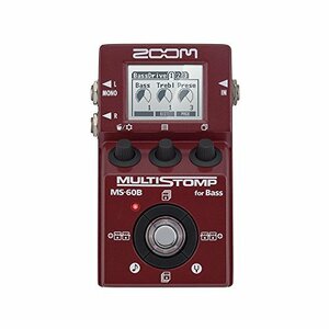 【中古】ZOOM 驚異のベース用マルチストンプ MS-60B