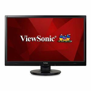 【中古】ViewSonic VA2446m-LED - LED monitor - 24” ( 23.6” viewable ) - 1920 x 1080 Full HD - 300 cd/m2 - 1000:1 - 5 ms - DVI-D,
