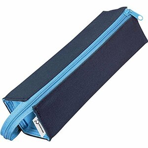 [ used ]kokyo pen case writing brush box penholder C2 navy × blue F-VBF122-1